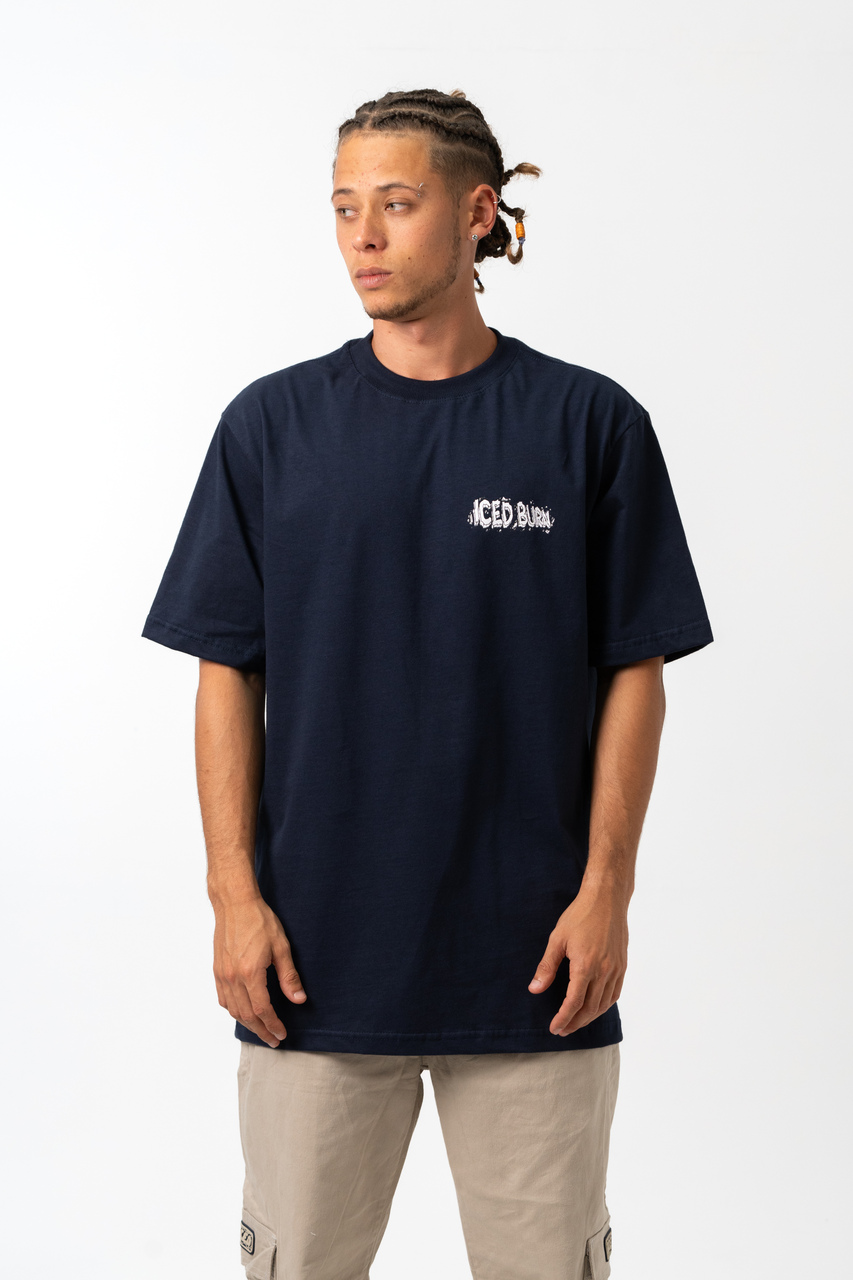 T-SHIRT CRUBLING AZUL MARINHO – Iced Burn